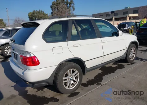 2004 BMW X5 3.0I z USA, uszkodzony, nr VIN 5UXFA13574LU40269
